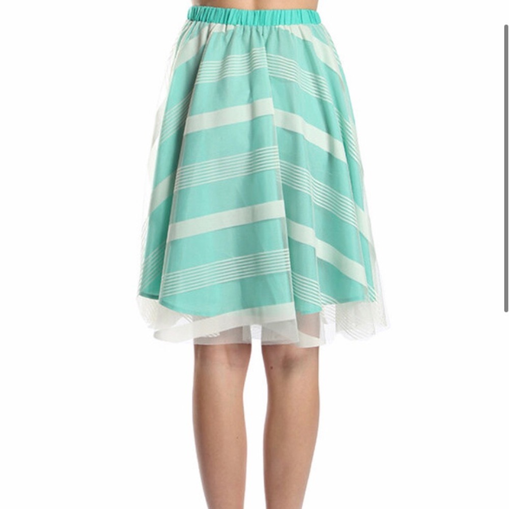 Anthropologie Ryu Striped Midi Skirt - Picture 4 of 4